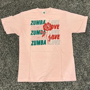 WE AR Zumba Women’s pink tee
